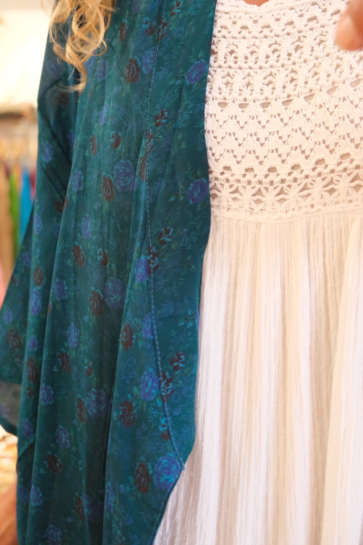 Kimono Silk Blue