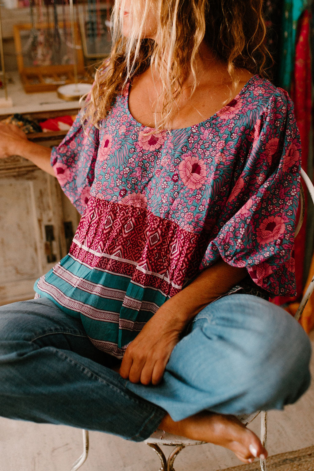 Scarlett 3/4 Sleeves Tunic