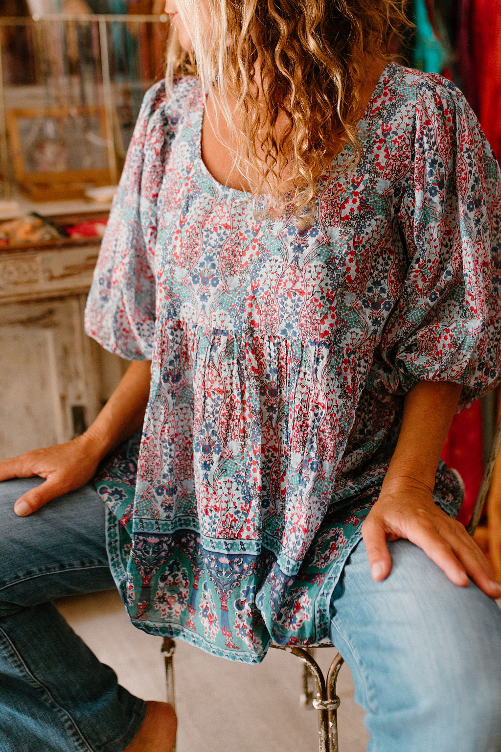 Scarlett 3/4 Sleeves Tunic