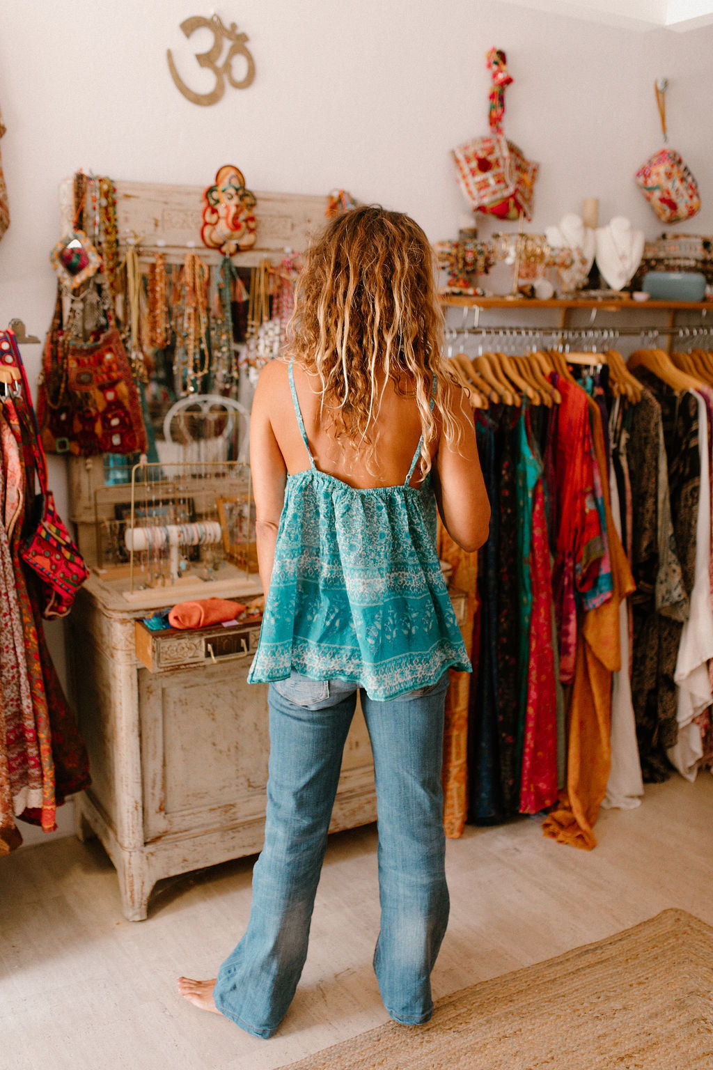 Ambre Top Vintage Print