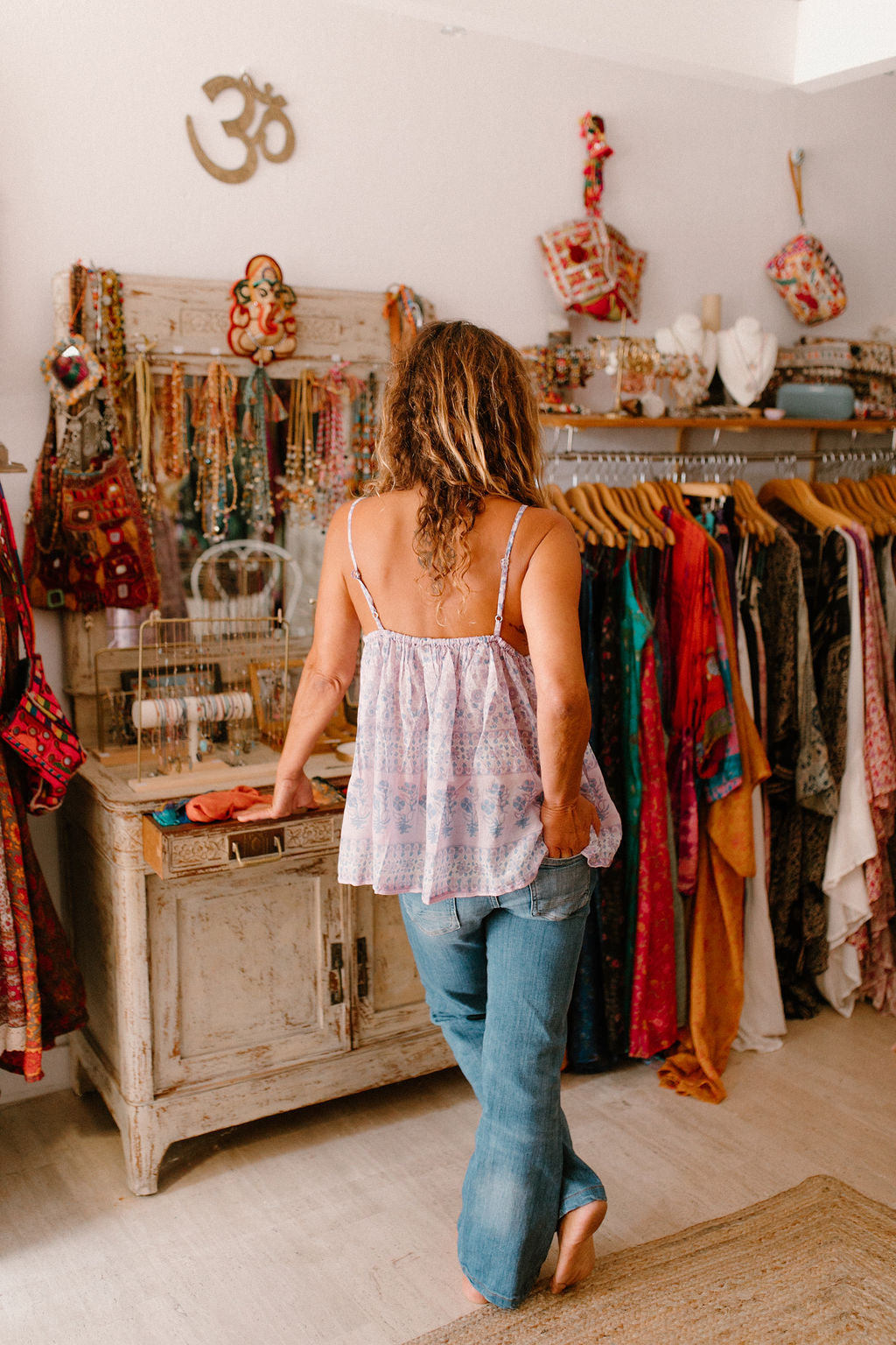 Ambre Top Vintage Print