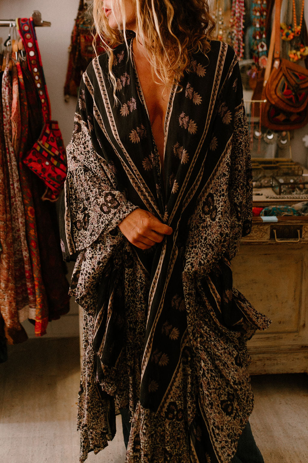 Satine Kimono Print