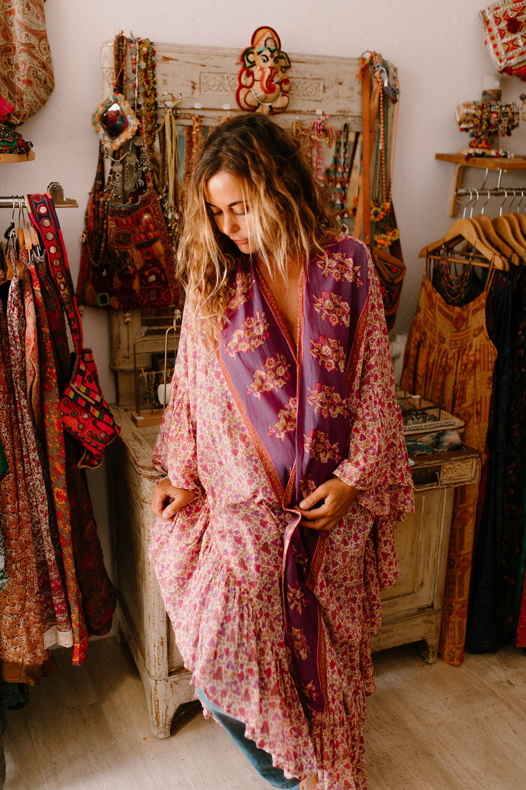 Satine Kimono Print