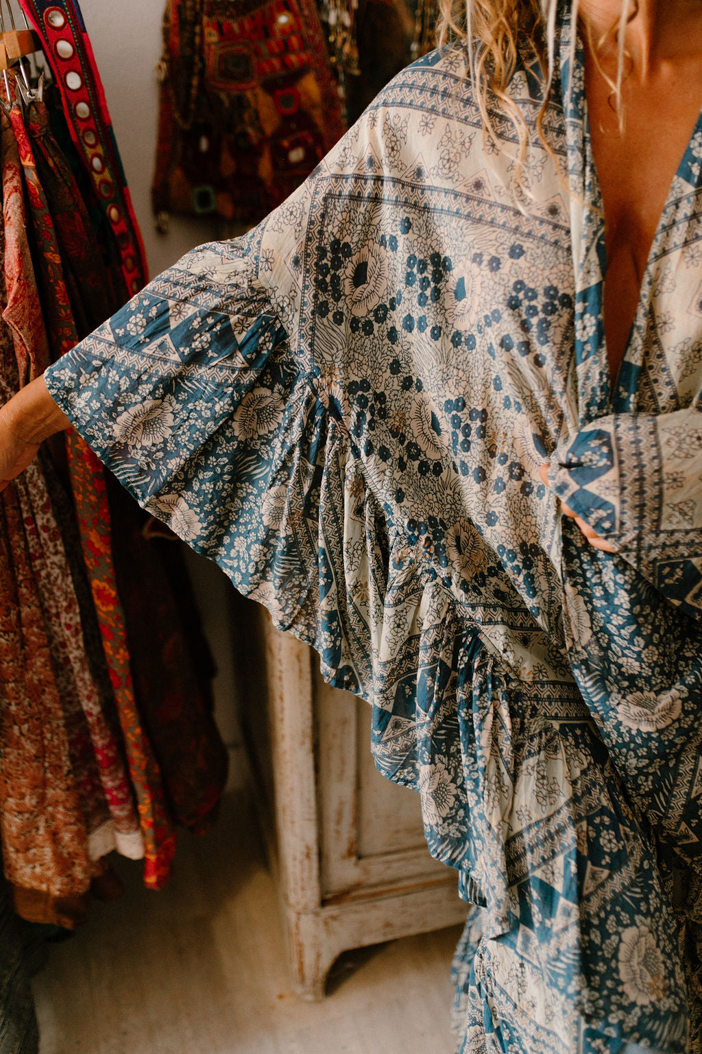 Satine Kimono Print