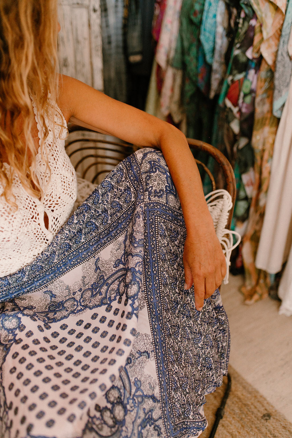Perrine Silk Skirt