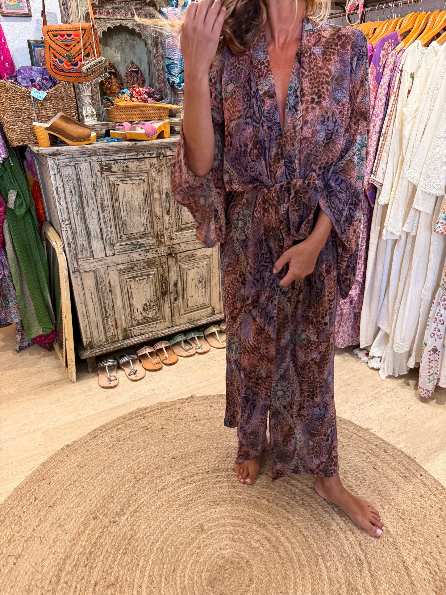 Kimono Silk Leopard