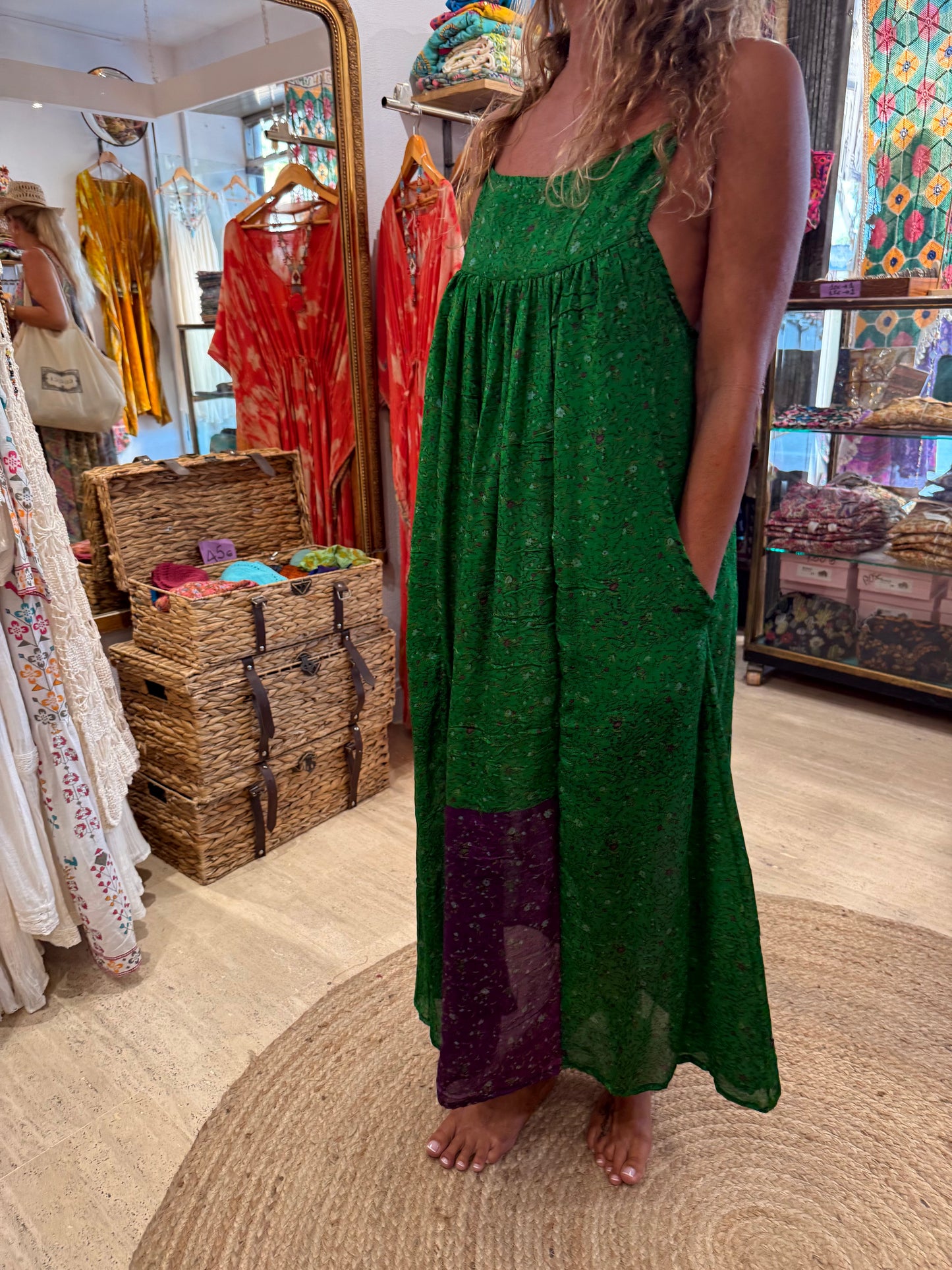 Camelia Silk Green