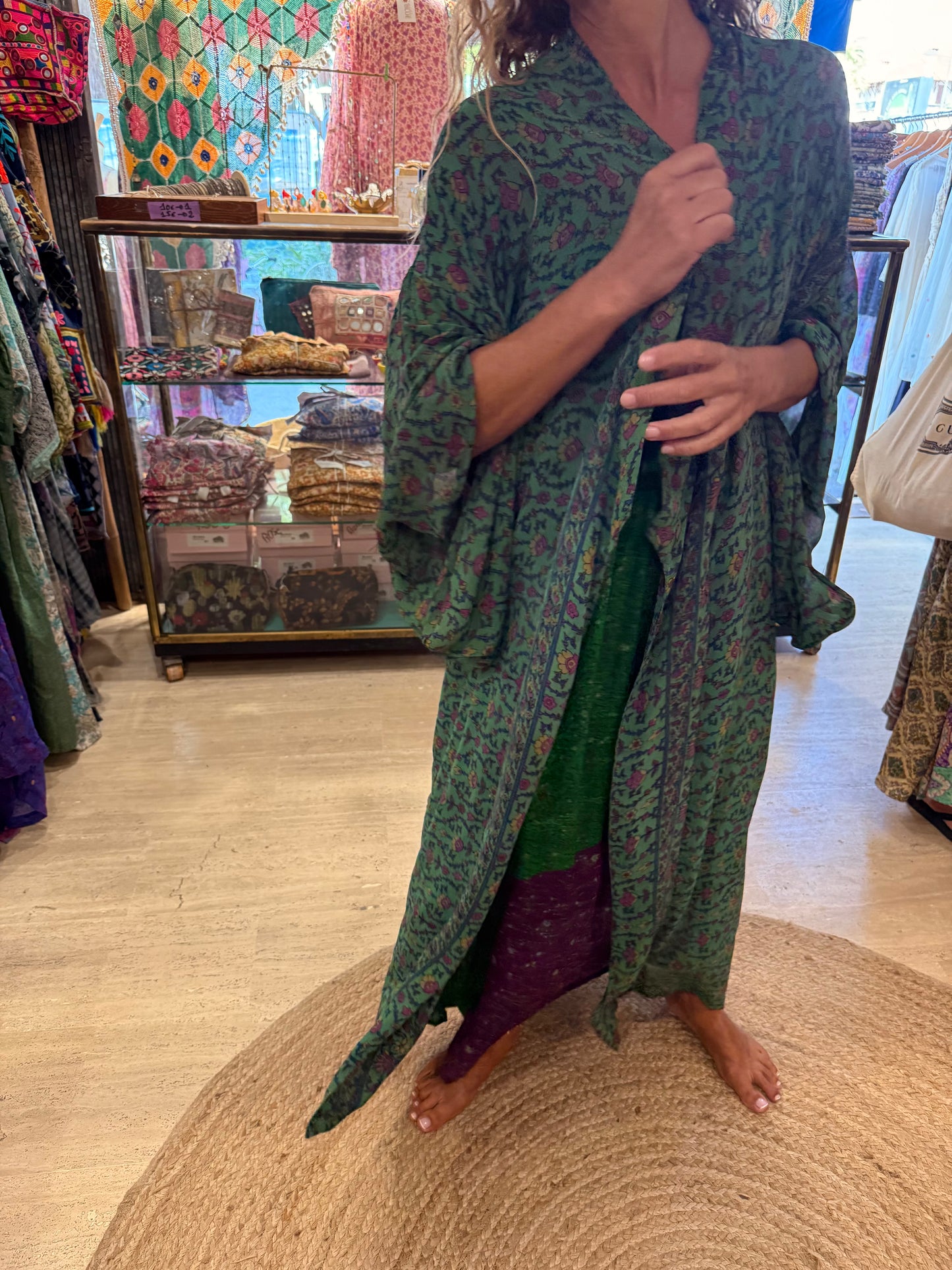 Kimono Silk Green