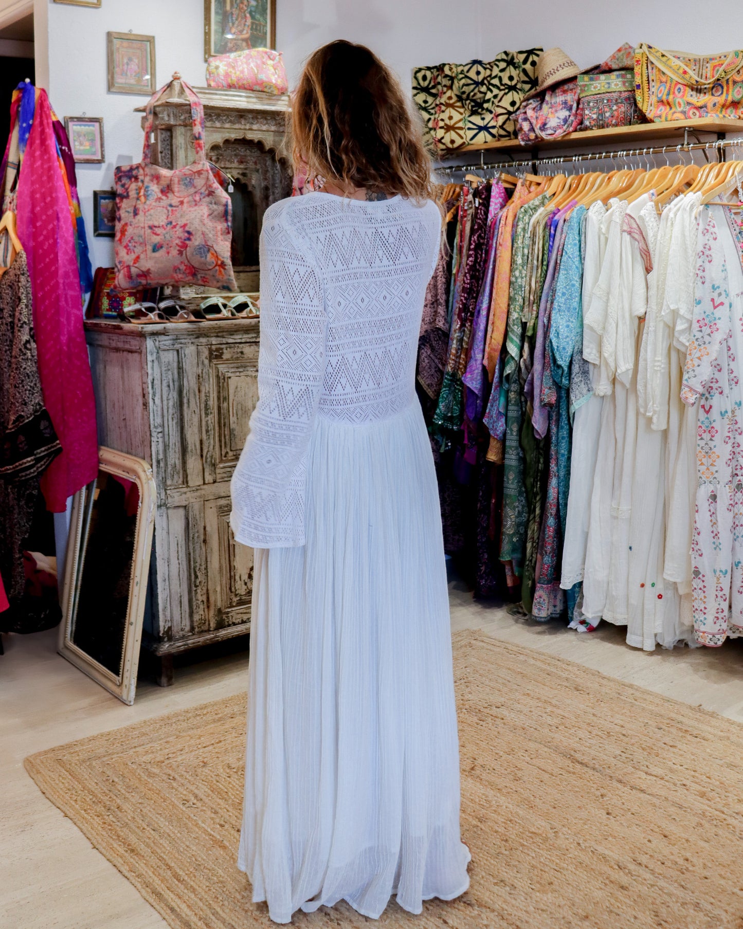 Brigitte Crochet Dress
