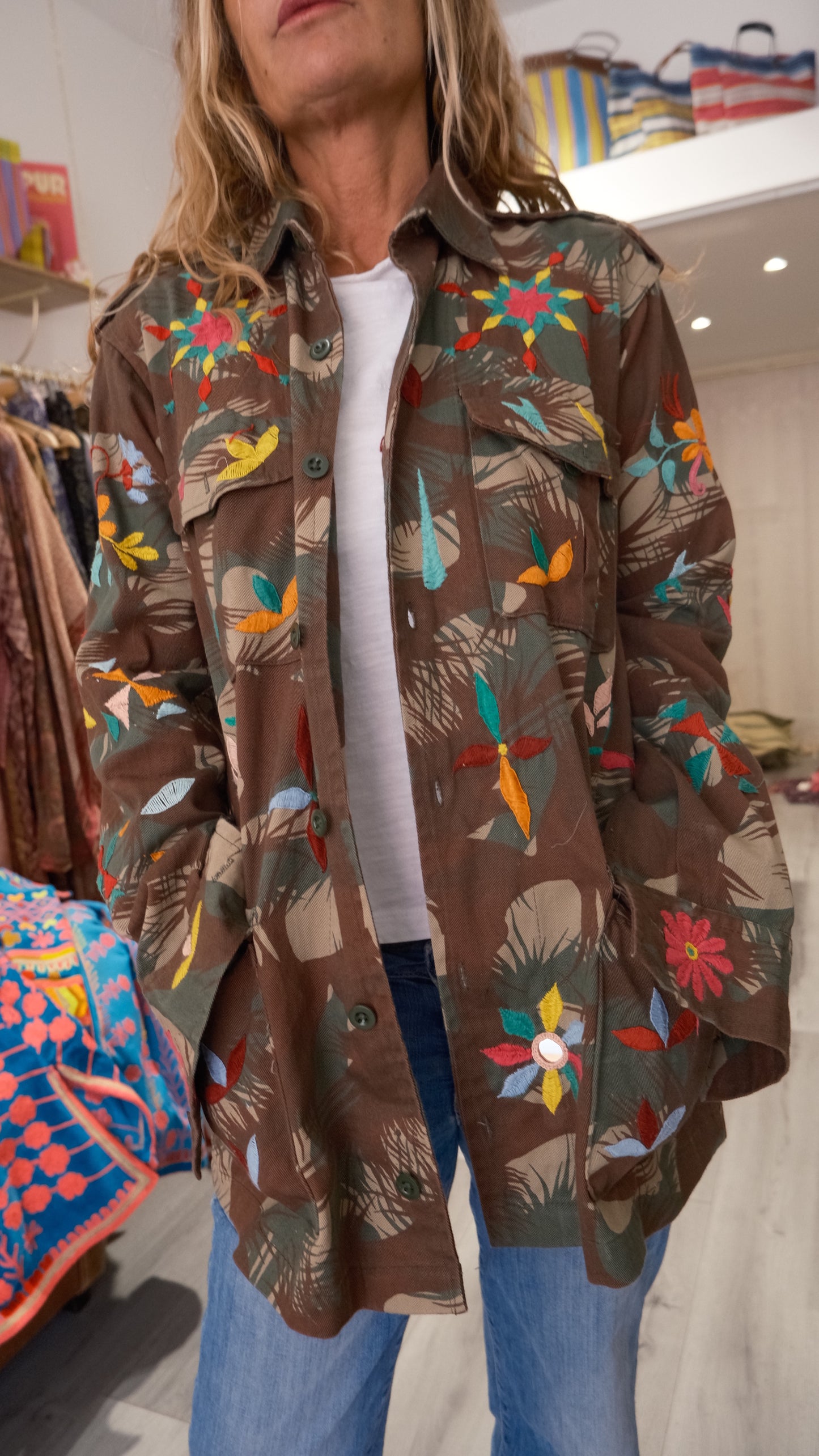 VESTE MILITAIRE BRODEE 3