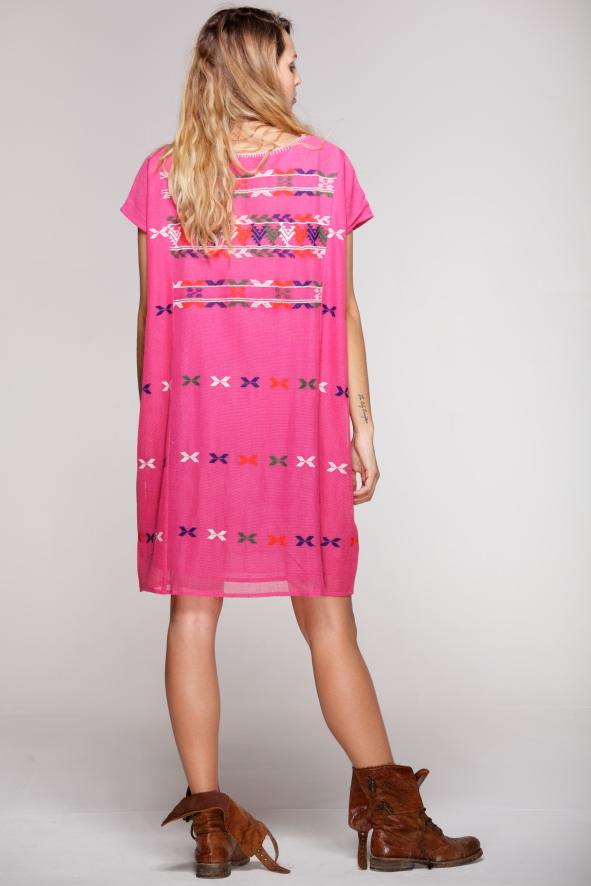 Wipil Embroidered Mexican Dress