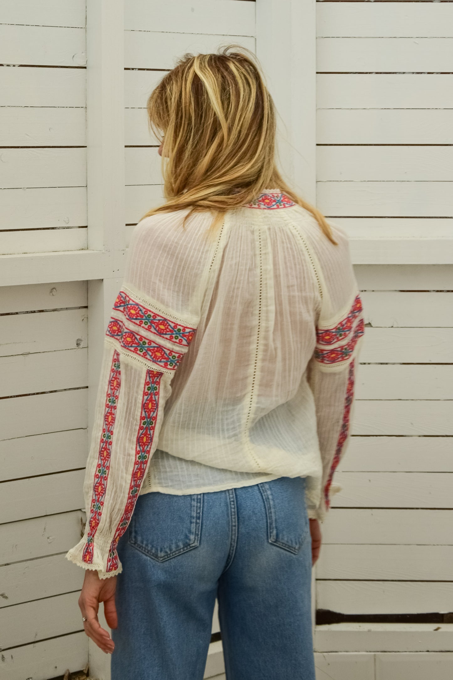 Holly Tunic Long Sleeves Embroidered