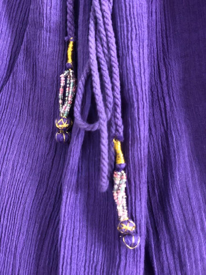 Camelia long Dress - Tie & Dye Aqua