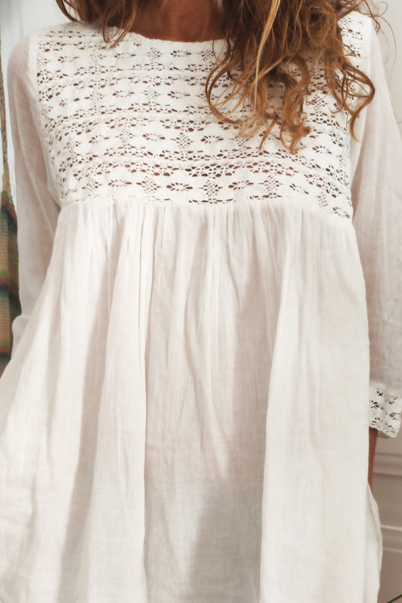 Tulsi Tunic with crochet