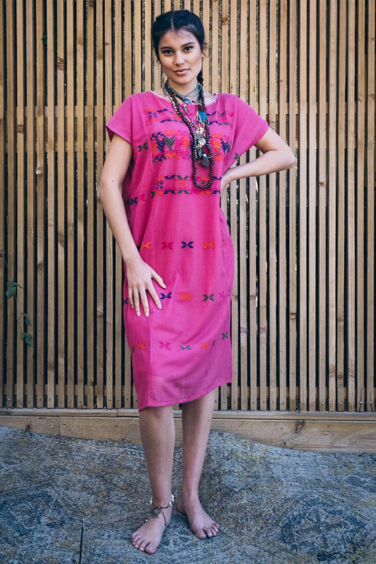 Wipil Embroidered Mexican Dress