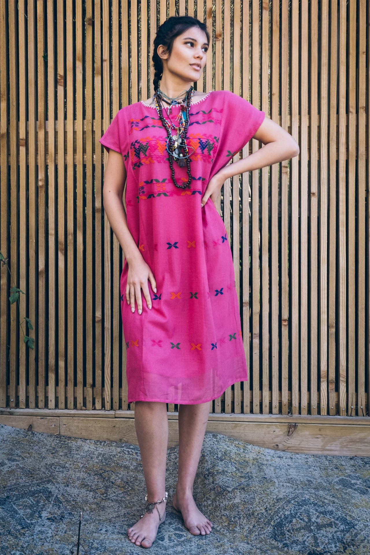 Wipil Embroidered Mexican Dress