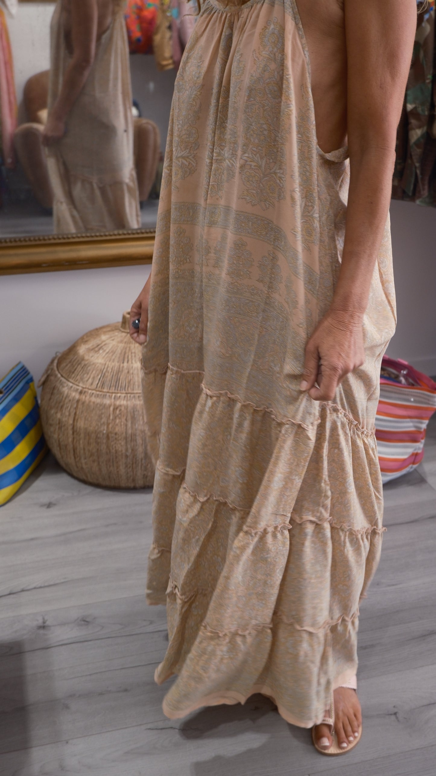 ROBE JAI OFF WHITE BEIGE