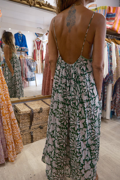CAMELIA GREEN PRINT