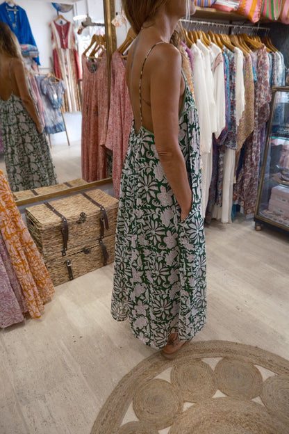 CAMELIA GREEN PRINT