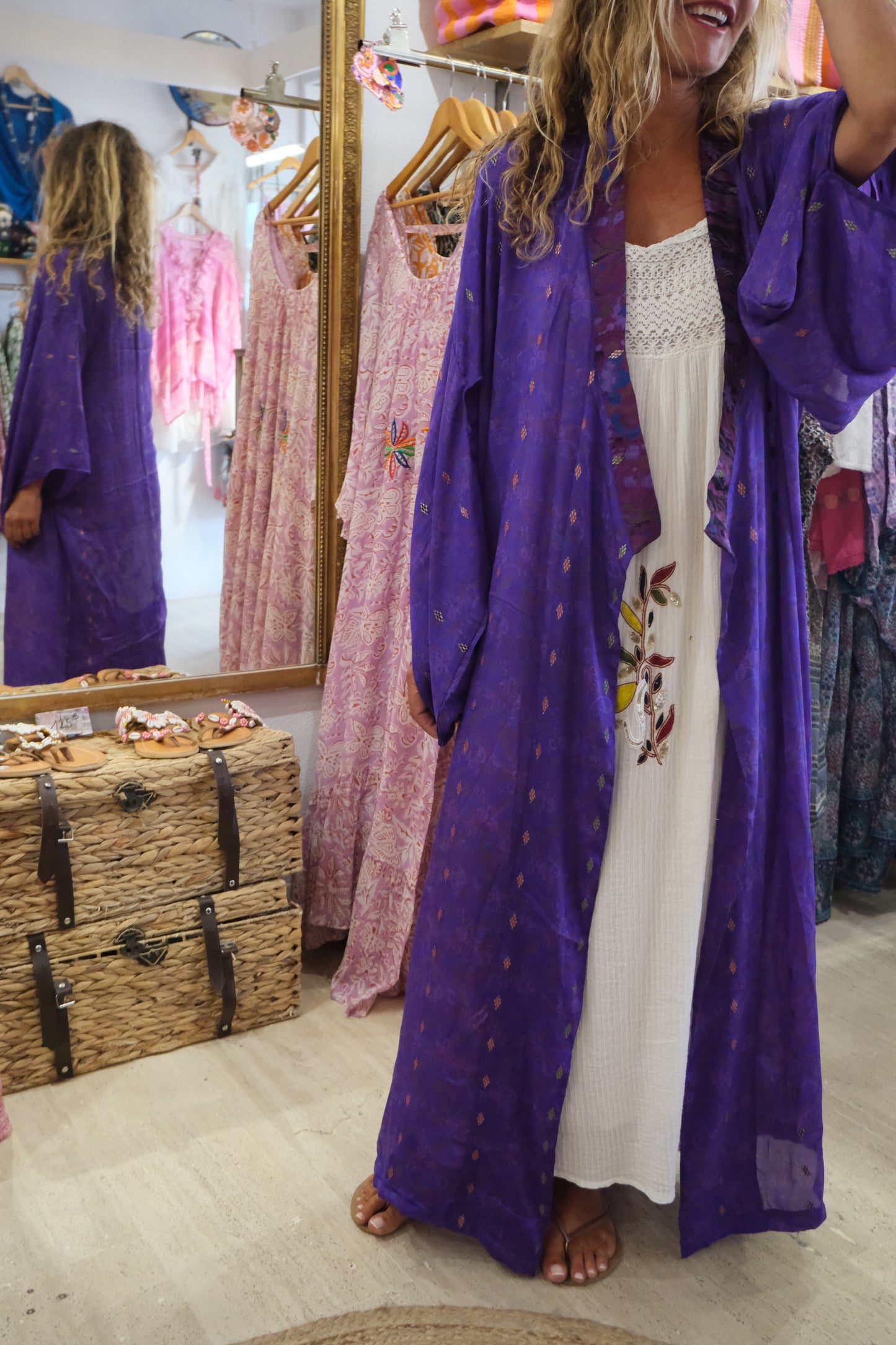 Kimono Silk Purple