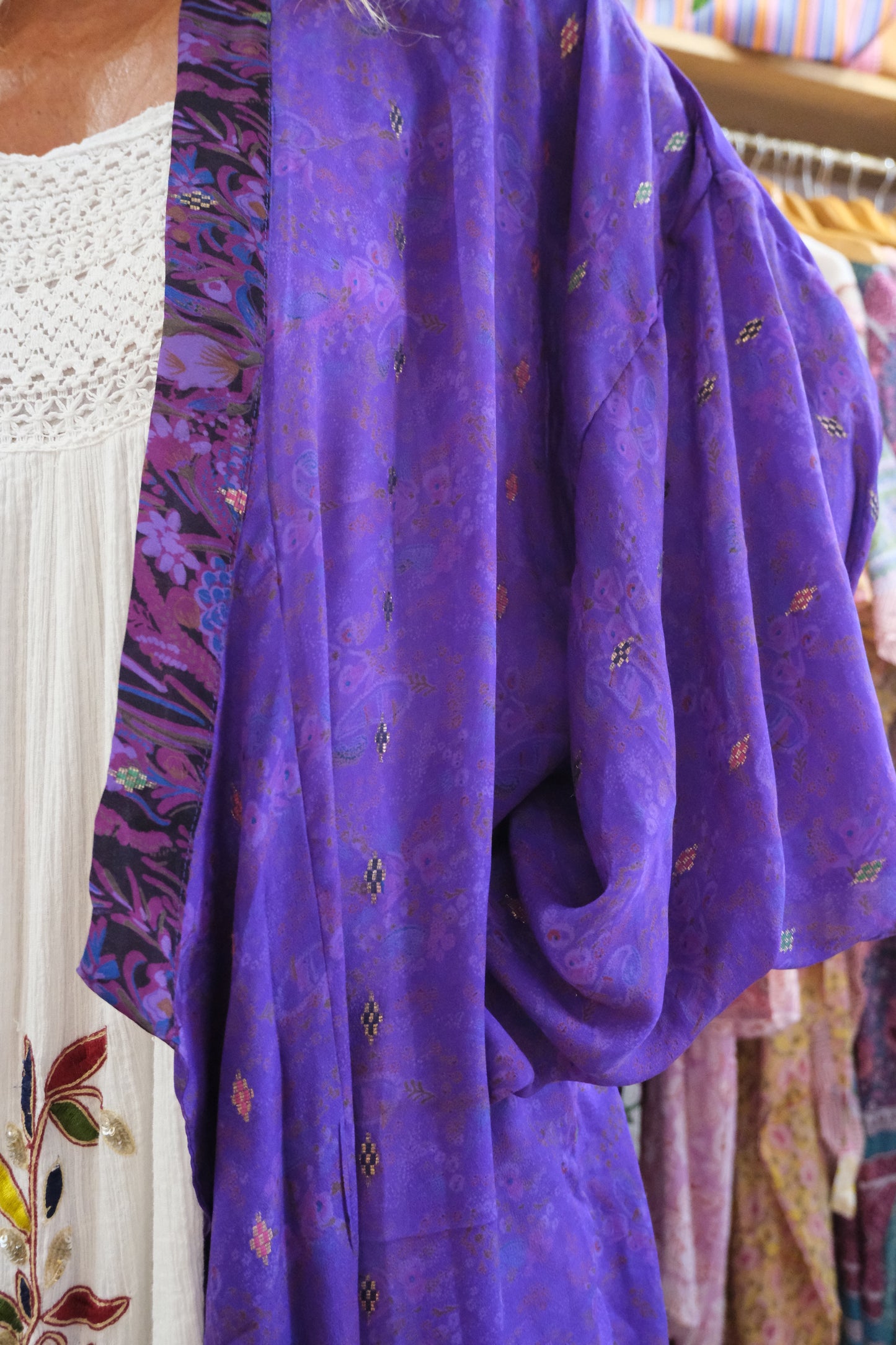 Kimono Silk Purple