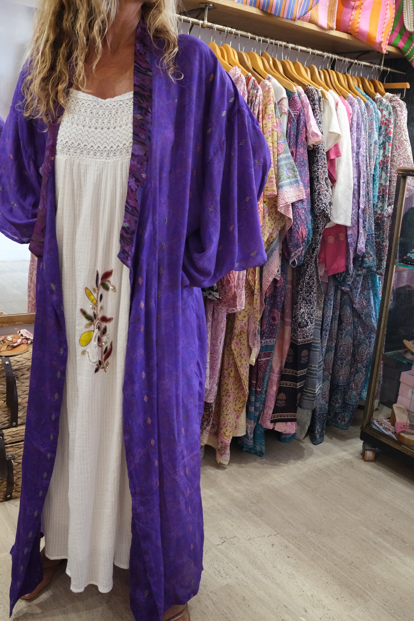 Kimono Silk Purple