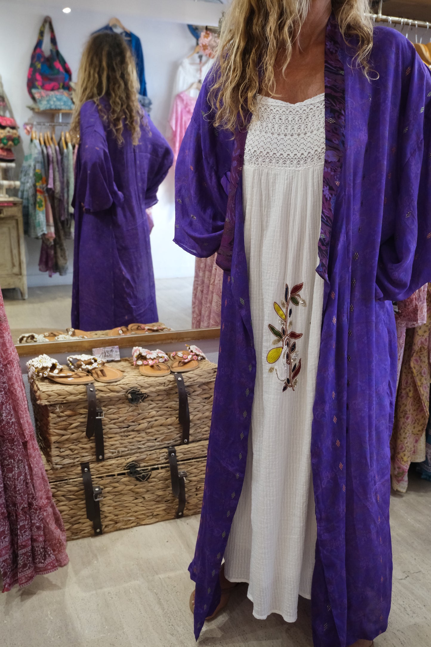 Kimono Silk Purple