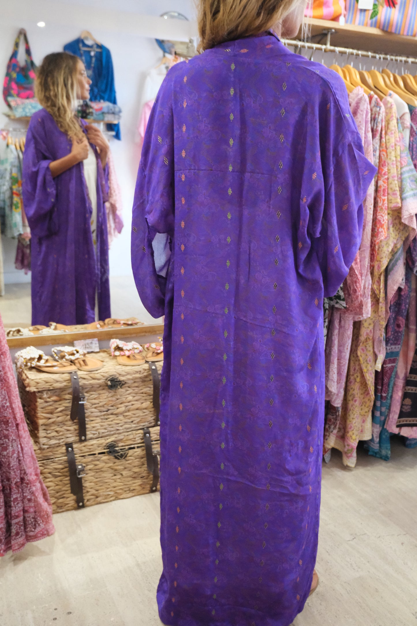 Kimono Silk Purple
