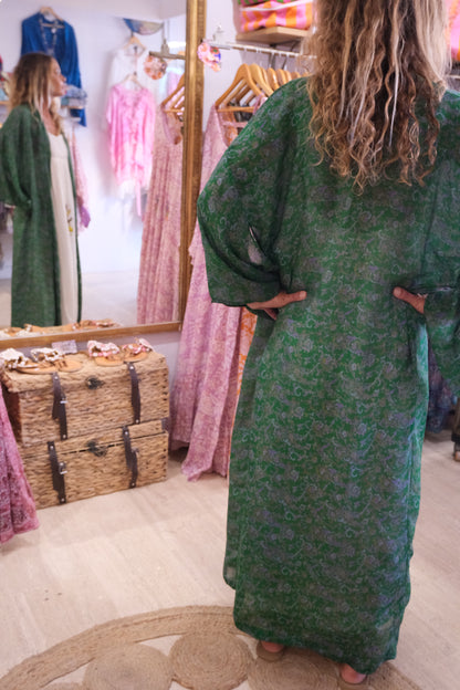 Kimono Silk Green