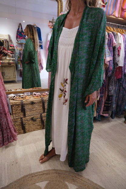 Kimono Silk Green