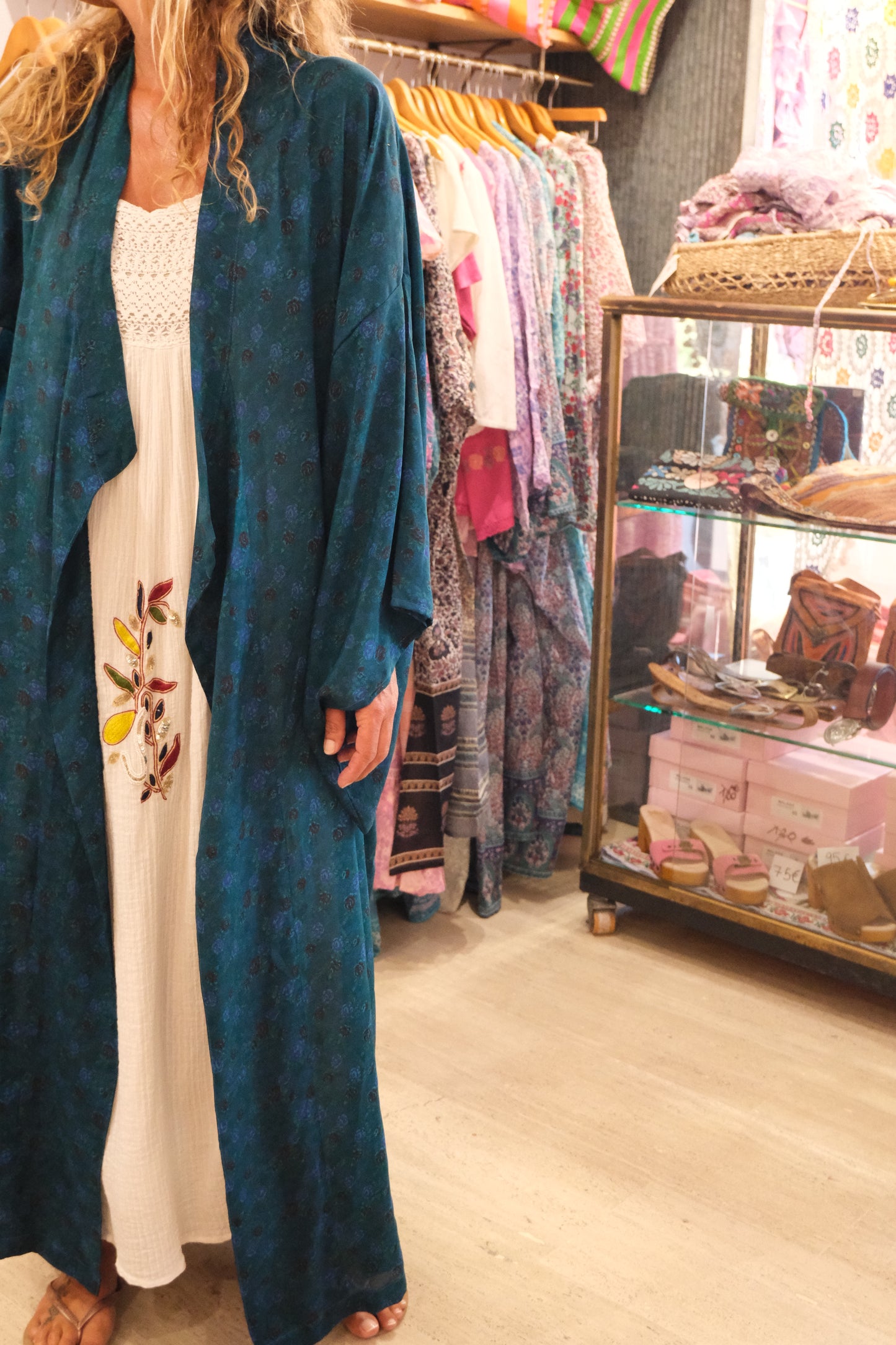 Kimono Silk Blue