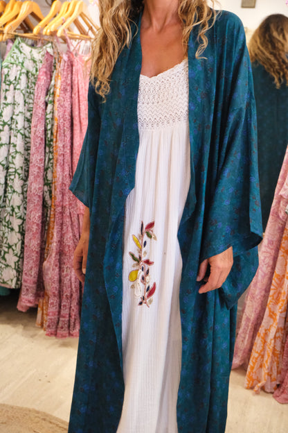 Kimono Silk Blue
