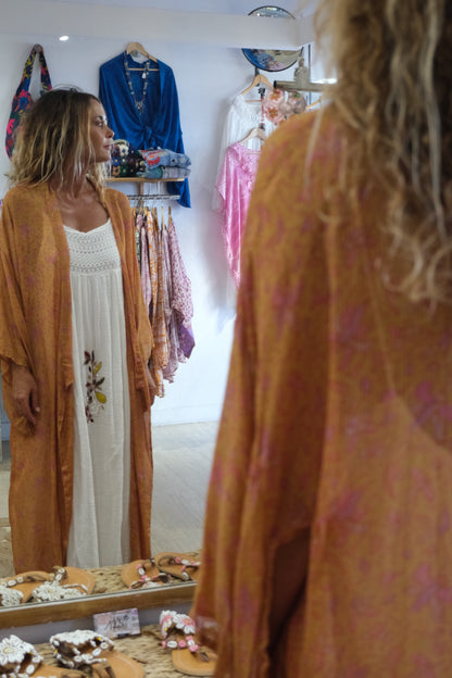 Kimono Silk Yellow