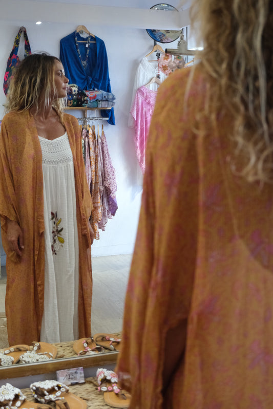 Kimono Silk Yellow