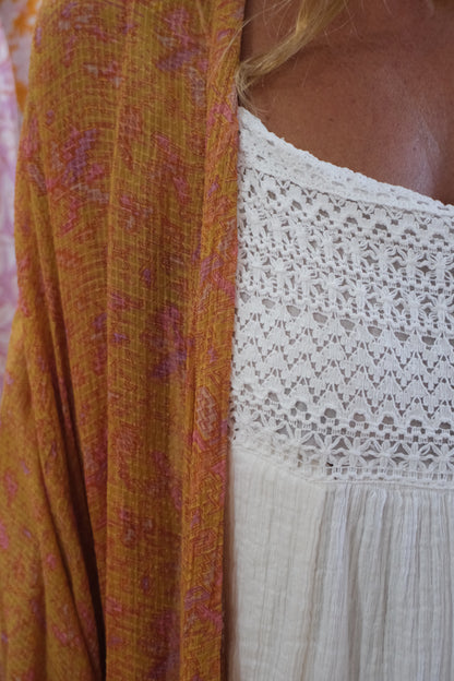 Kimono Silk Yellow