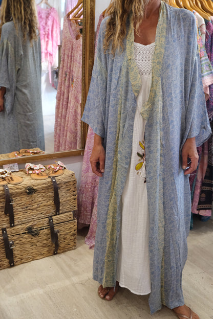 Kimono Silk Light Blue