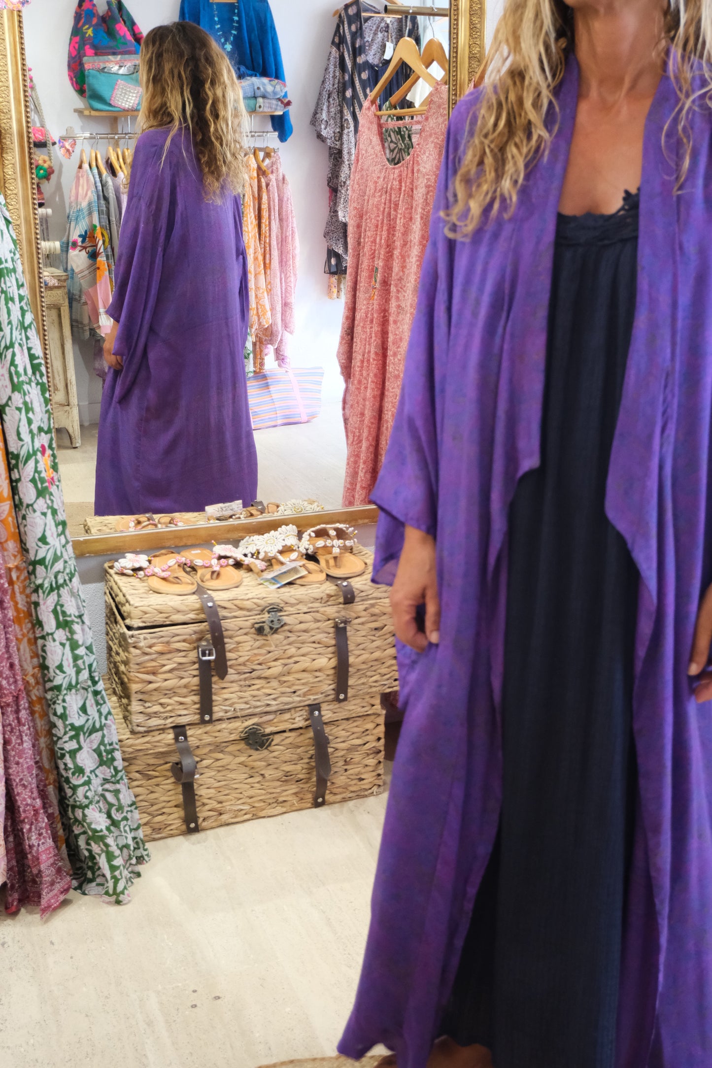 Kimono Silk Purple