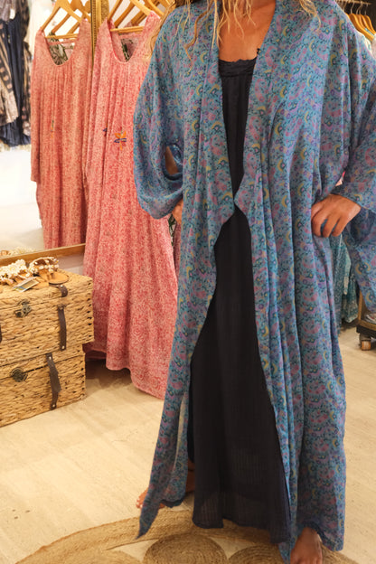 Kimono Silk Blue