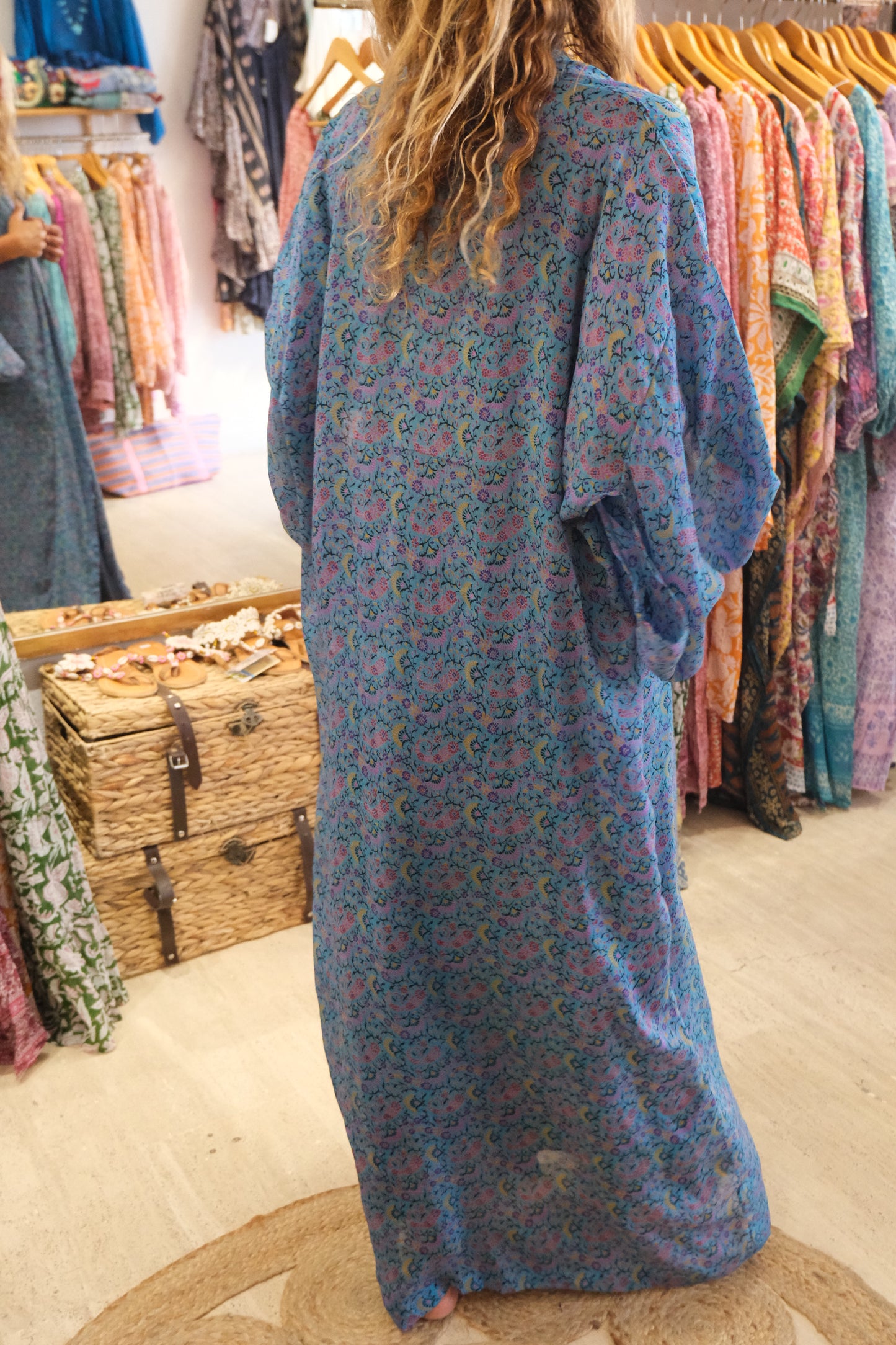 Kimono Silk Blue