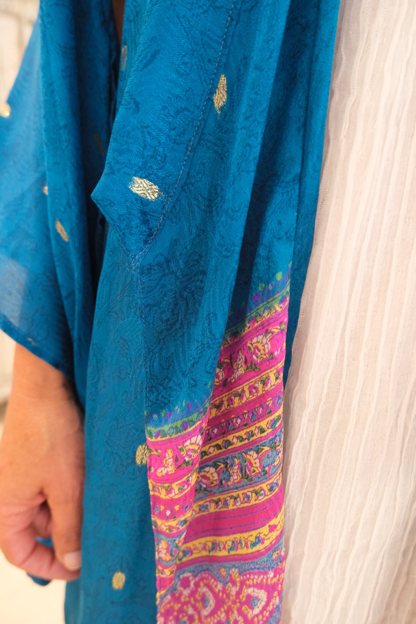 Kimono Blue and Pink