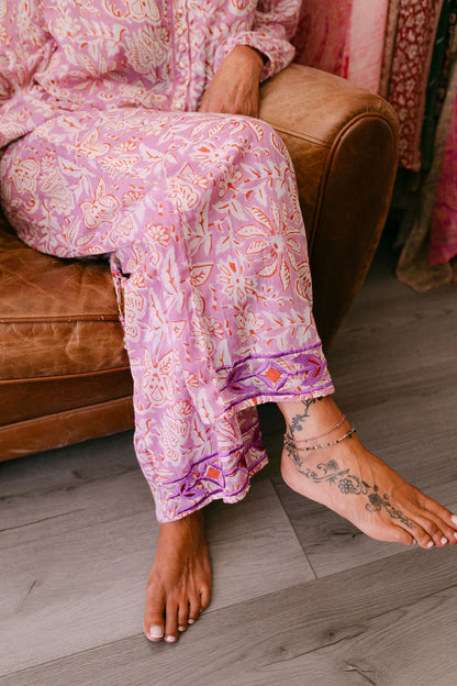 LOLA PANT LILA PRINT
