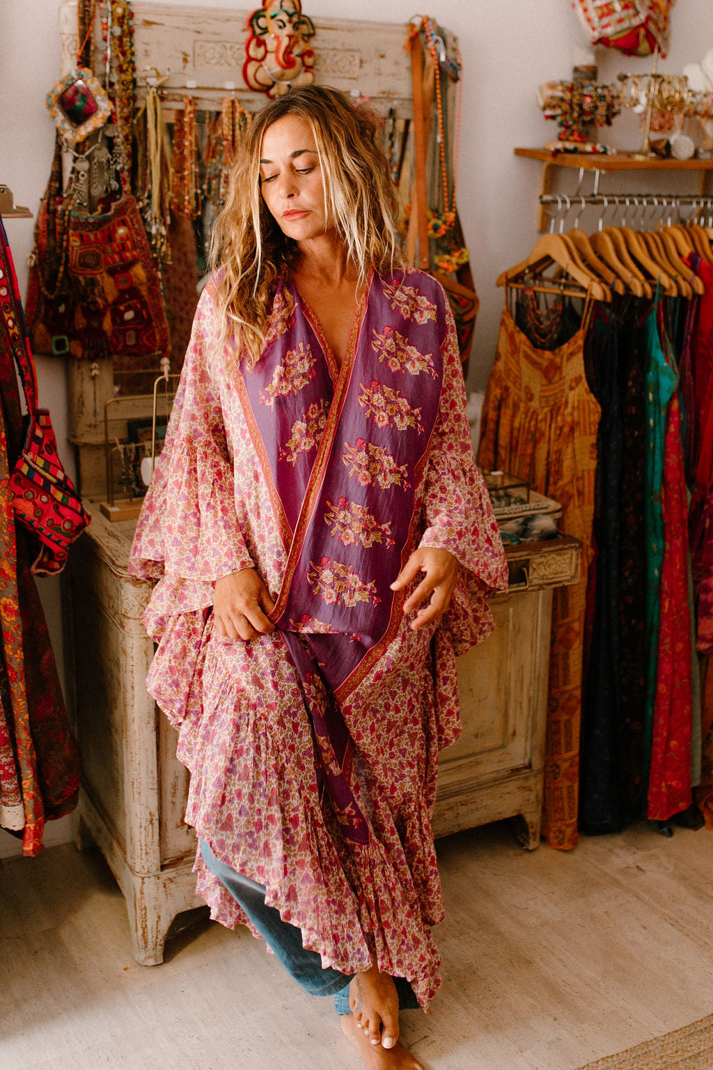 Satine Kimono Print