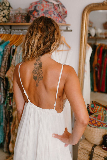 Ambre Long Natural Dress