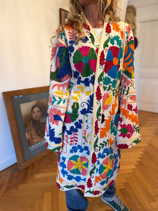 MANTEAU WHITE MULTI