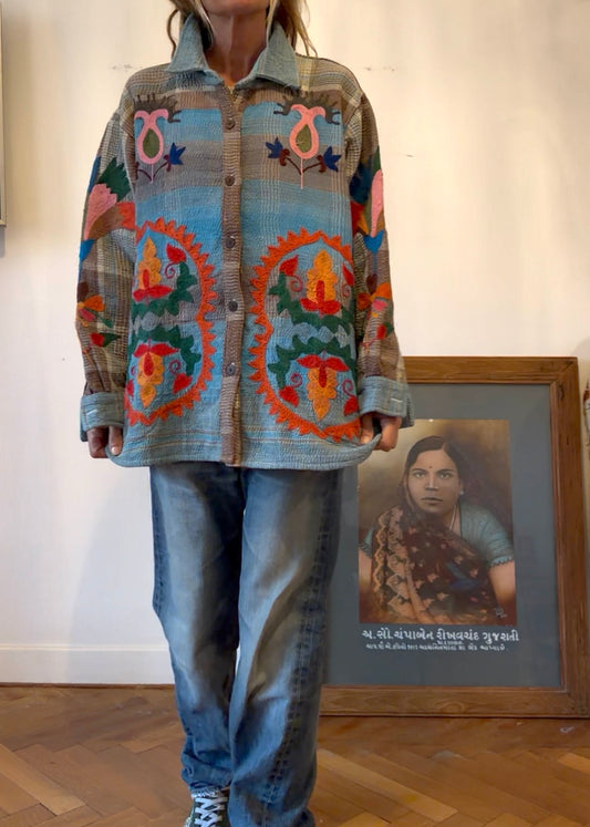 VESTE KANTHA BRODEE BEIGE