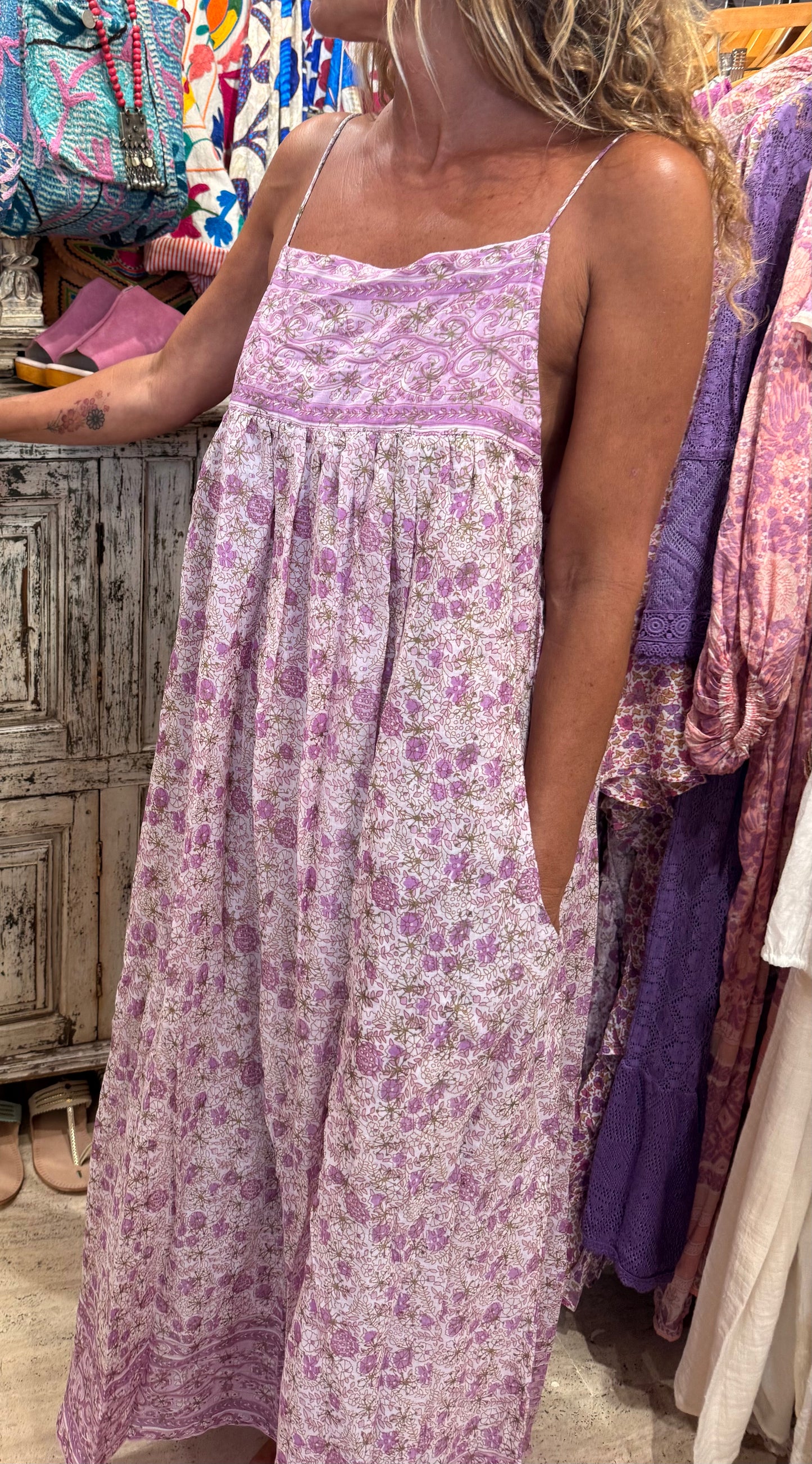 Camelia Long Dress Pink