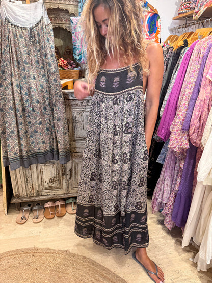 Camelia Long Dress Black