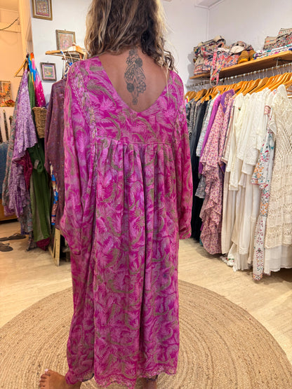 Silk Dress Pink
