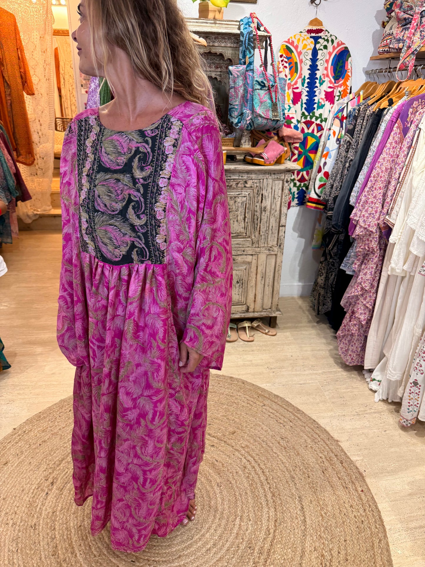 Silk Dress Pink