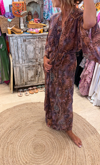 Kimono Silk Leopard